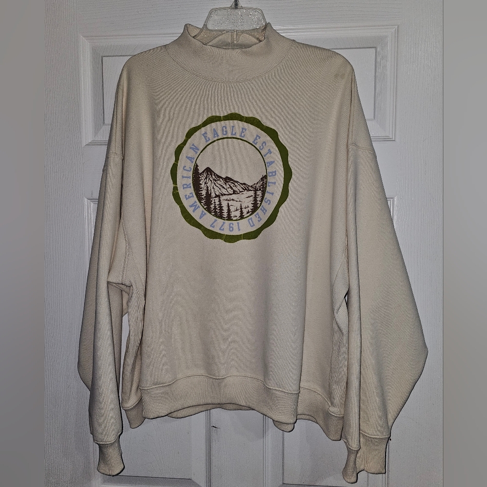 American Eagle Mountains Pullover Sweatshirt Wome… - image 1